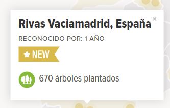 Rivas Vaciamadrid galardonada por la FAO y la Fundac ión Arbor Day por su compromiso con las zonas verdes urbanas