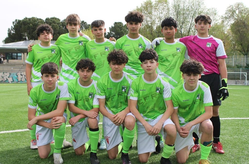 FÚTBOL, SEGUNDA CADETE  ESCUELA DE FÚTBOL DE RIVAS B   4 – 5   EMF DE CARABAÑA