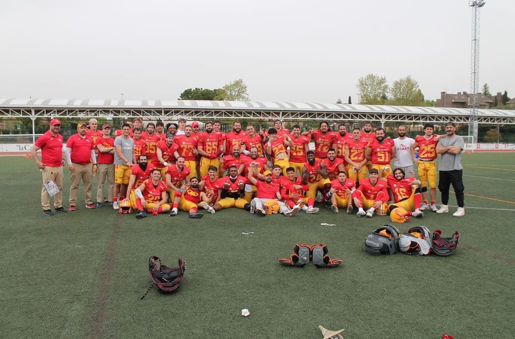 FÚTBOL AMERICANO,  LNFA: OSOS DE RIVAS  38 – 0  CAMIONEROS DE COSLADA