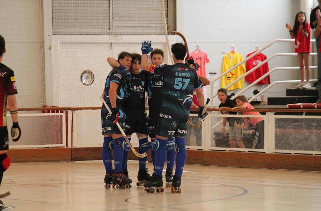 HOCKEY SOBRE PATINES, PARLEM OK LIGA; ADISS HOCKEY RIVAS   4 – 4   CE NOIA FREIXENET
