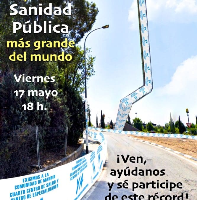 La Plataforma Rivas con la Sanidad Pública de récord