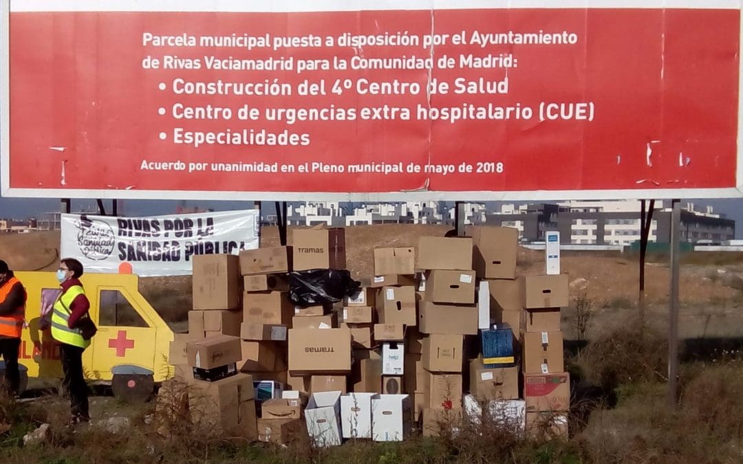MENSAJE DE LA PLATAFORMA RIVAS CON LA SANIDAD PÚBLICA AL GOBIERNO REGIONAL DE MADRID
