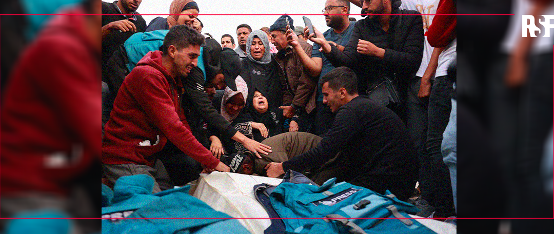 La masacre contra los periodistas palestinos por parte del Ejército de Israel continua con impunidad.