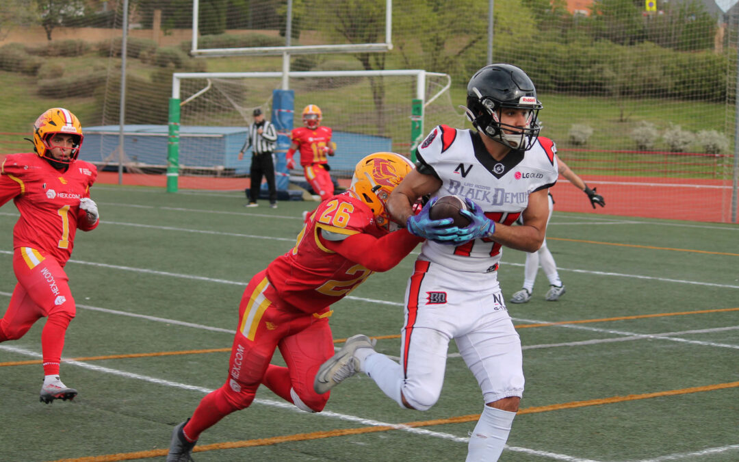 FÚTBOL AMERICANO, LNFA  OSOS DE RIVAS –  LG OLED BLACK DEMONS