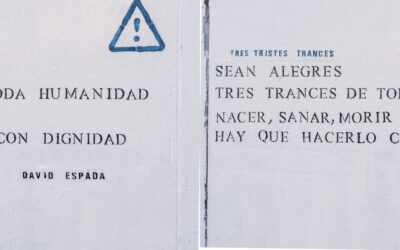 LAS POESÍAS POR LA SANIDAD PÚBLICA REGRESAN AL METRO DE RIVAS URBANIZACIONES TRAS ACTO DE VANDALISMO CULTURAL